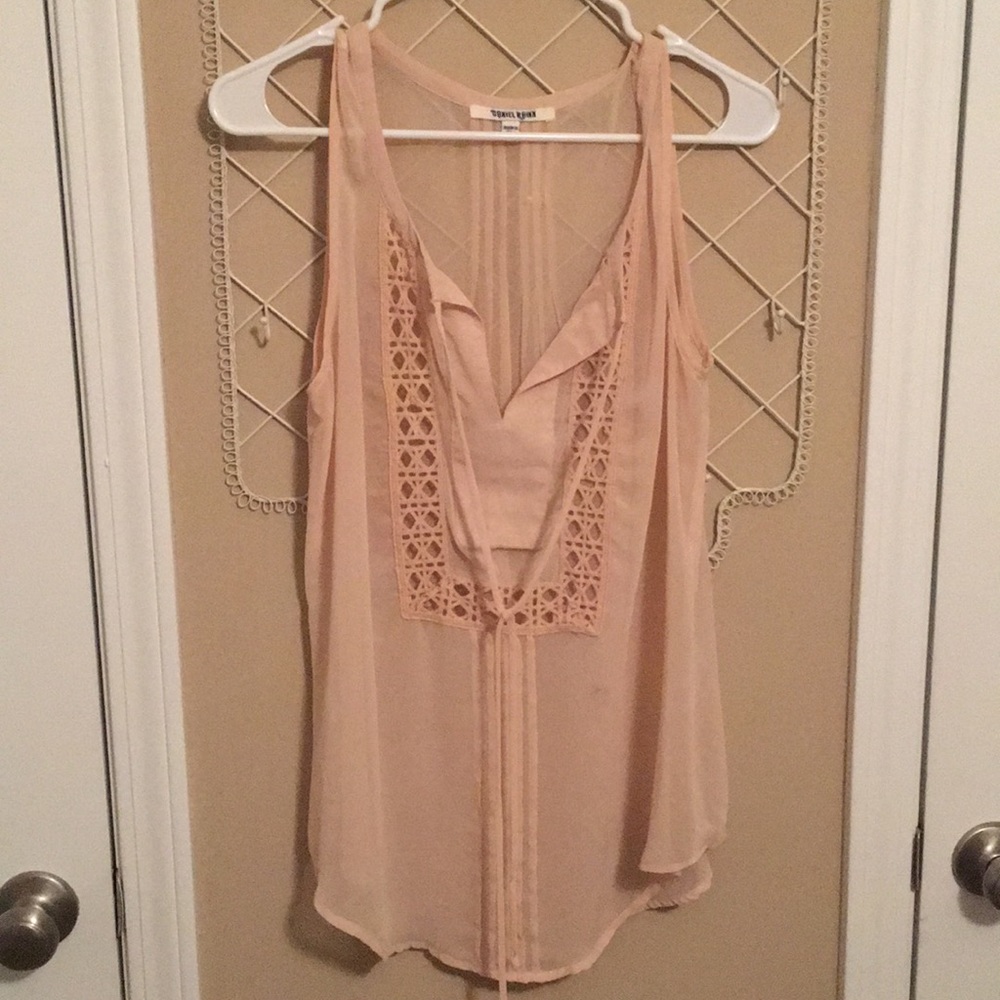 Peachy cream tank